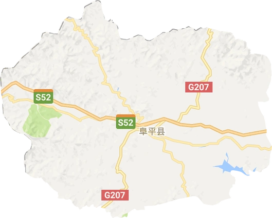 阜平县高清电子地图,阜平县高清谷歌电子地图