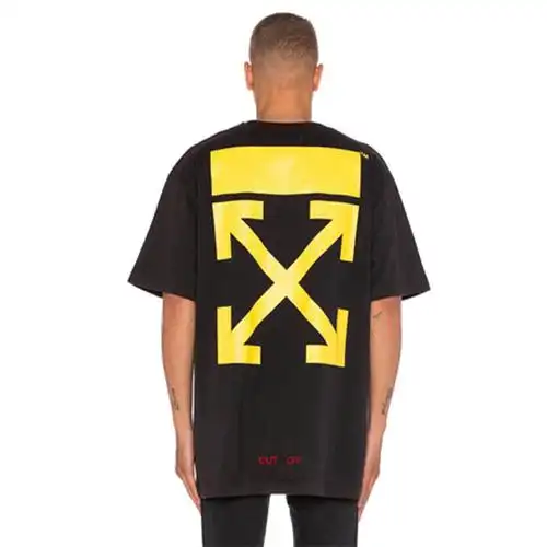 off-white 2019春夏 宗教黄箭头短袖 男士t恤