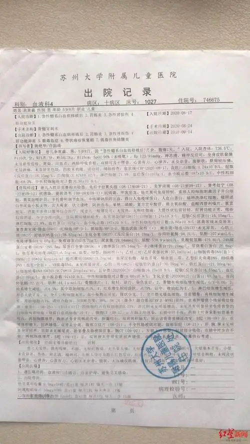 宸鑫其中一份诊断证明书