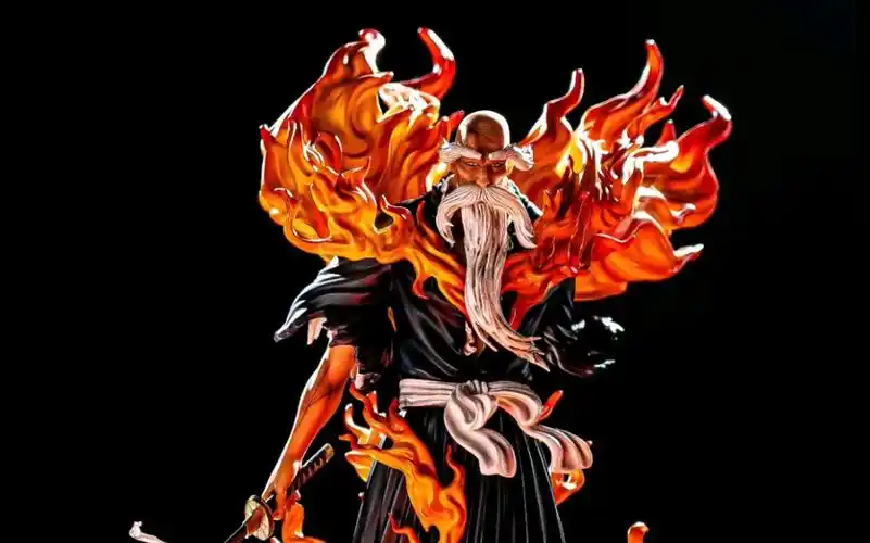 死神总队长山本元柳斎重国sm工作室卍解残火太刀