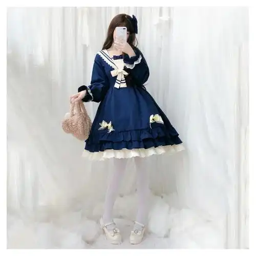 七街皇后(qjhh)洛丽塔洋装lolita裙子全套日常萝莉塔黑暗系正版lo裙夏