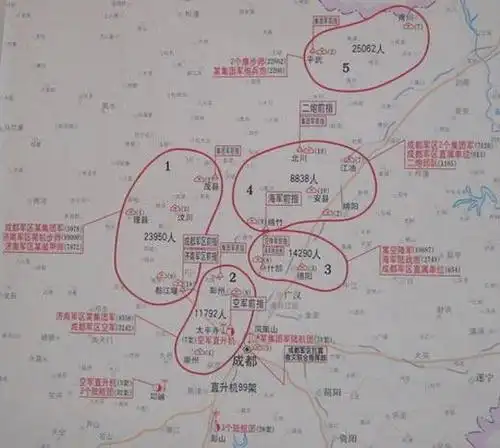这是中国军队首度对外公开实时兵力部署情况