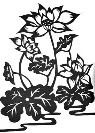 花朵植物剪纸