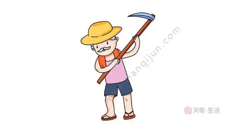 简笔画图片农民伯伯简笔画农民伯伯简笔画耕田农民伯伯在烈日下种田的