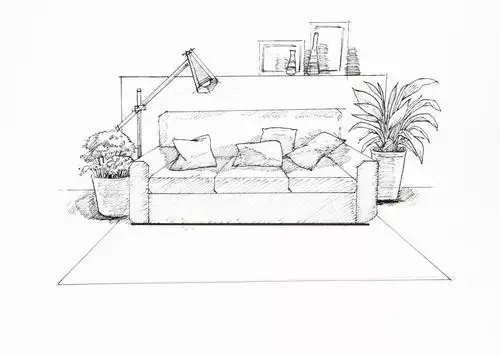 速写教程|马克笔家具速写