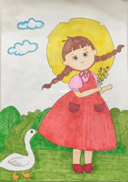 马克笔儿童画少儿绘画