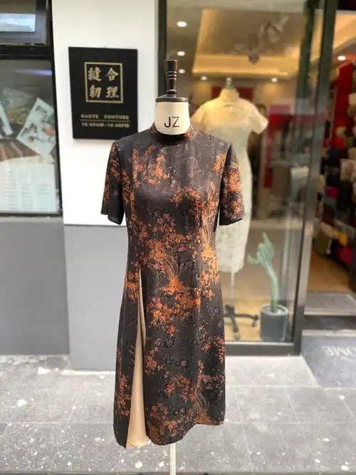 高级质感的花罗香云纱