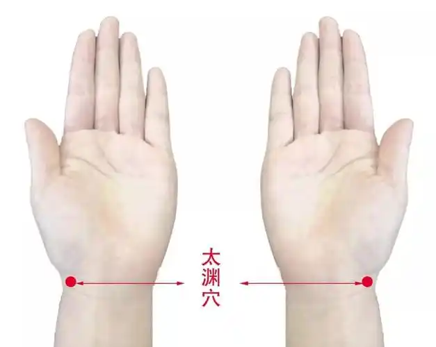 气不足,按按手腕上的补气穴:太渊穴_按摩