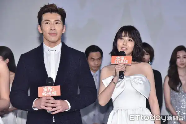 ▼《金家好媳妇》首映会.韩瑜,黄少祺.(图/记者李毓康摄)
