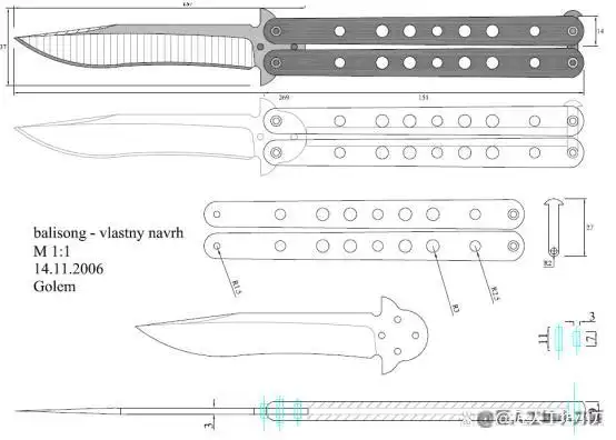 刀迷福利经典名刀设计图纸