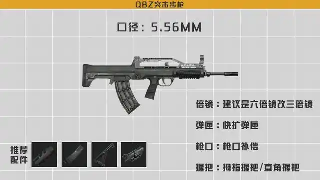 和平精英:qbz突击步枪——雨林性价比最高的枪