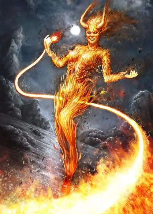 fire elemental by reffelia