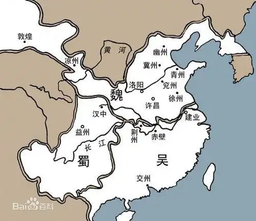 求发一份三国时期详细地图(含古今对照)