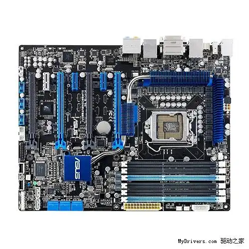 华硕发布首款intel3450芯片组lga1156工作站主板