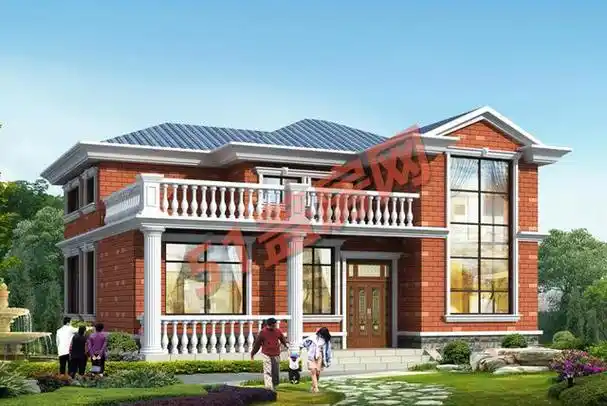 12×10米农村自建简易二层楼房设计图,简单大气,25万落地