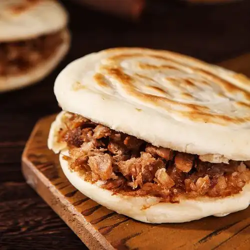 白吉馍西安肉夹馍饼商用白皮烧饼手工白吉饼早餐包点