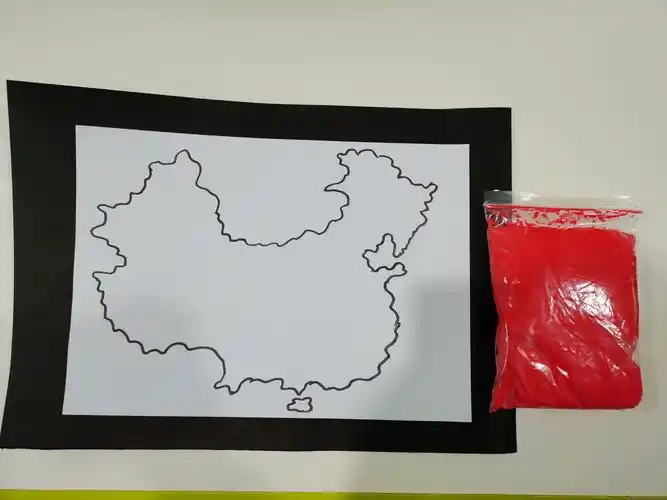 望海幼儿园小二班手工活动《地图》