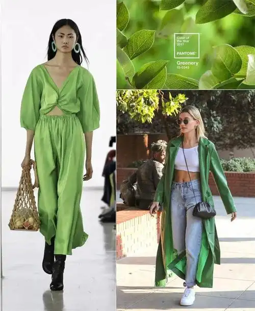 夏季穿绿色太好看了直接将清凉感拉满上身不费力就能变时髦