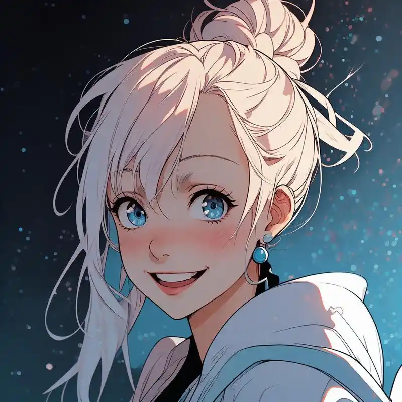 病娇女头像动漫|笑着的她们,有点迷人哦95