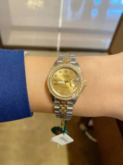 劳力士经典28金钻款上手实物图