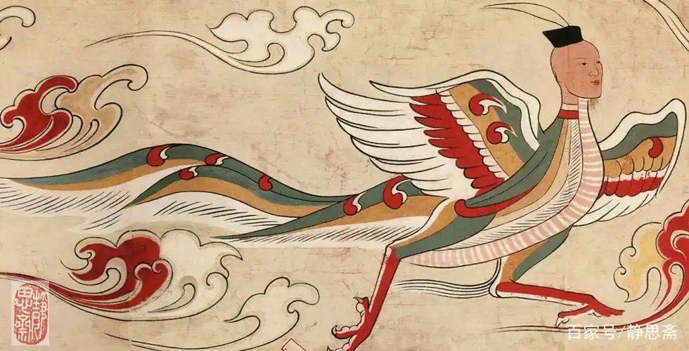 精彩绝伦,北齐开国皇帝高洋武宁陵壁画欣赏(神兽篇)