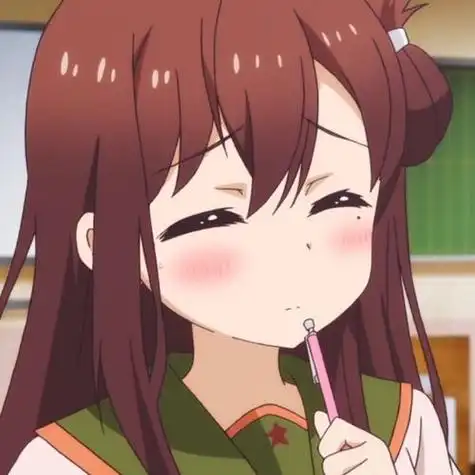 女生头像自截喔ovo截自《学园孤岛》若狭悠里の眯眯眼系列