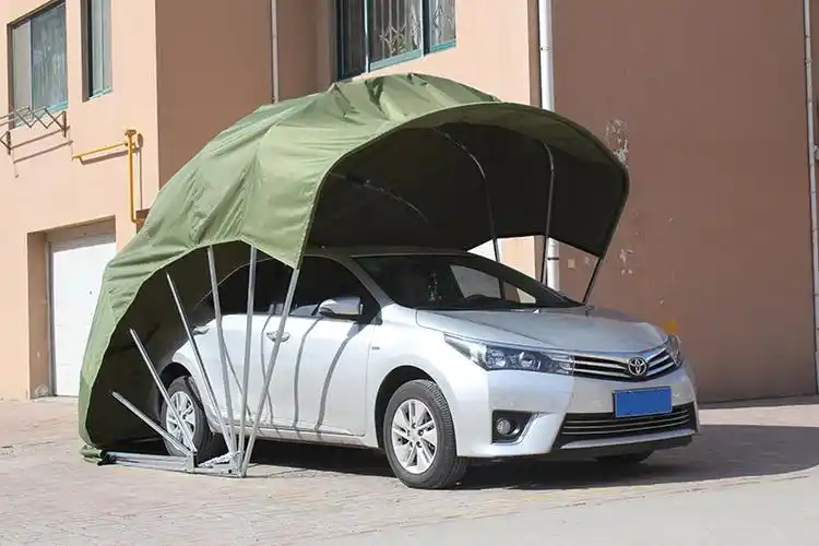 半自动活动车库折叠伸缩车棚简约户外汽车停车棚遮阳棚防暴晒雨棚