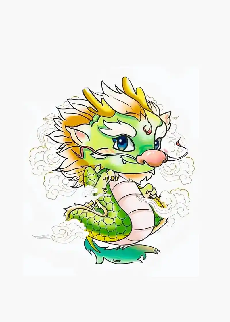 属龙的宝宝,属龙人必有贵人相助呀,还旺父母#画画 #手绘 # - 抖音