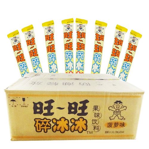 旺旺碎冰冰78ml*80支综合水果味可乐味棒棒冰家庭装【整箱】多味混合