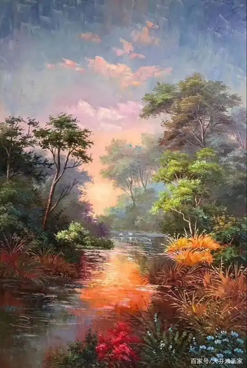 大芬油画 古典写实风景