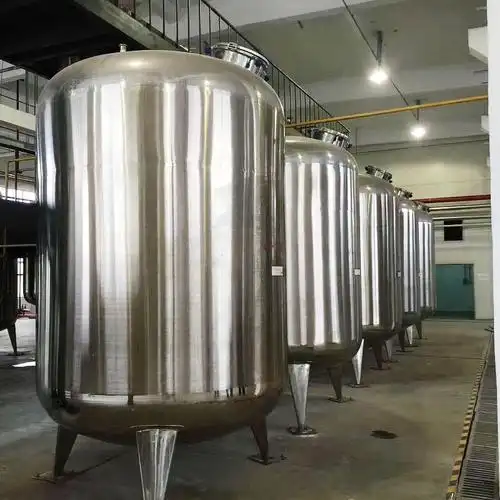 立式不锈钢罐化工食品不锈钢储罐调配罐反应罐液体气体钢制储存罐