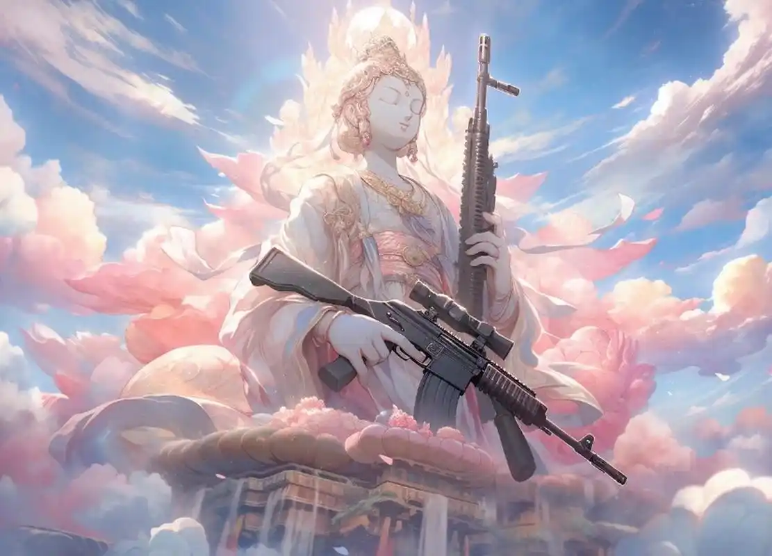 南无加特林菩萨 #ai共创计划# #ai绘画