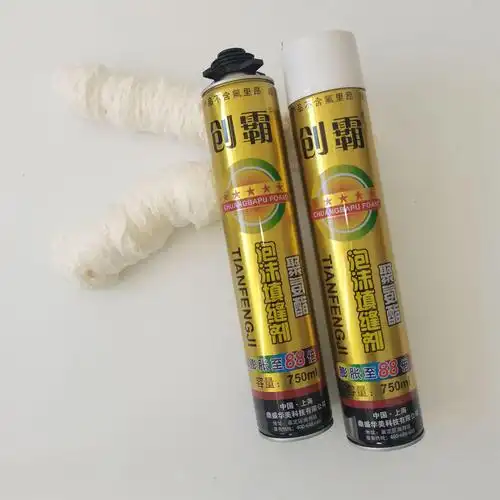 创霸聚氨酯泡沫胶发泡胶白色泡沫填缝剂门窗工程填充胶