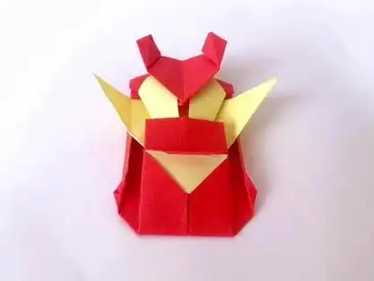 非常炫酷的赤炎战车,小朋友都喜欢的折纸,还可以变形哦 #幼儿手工