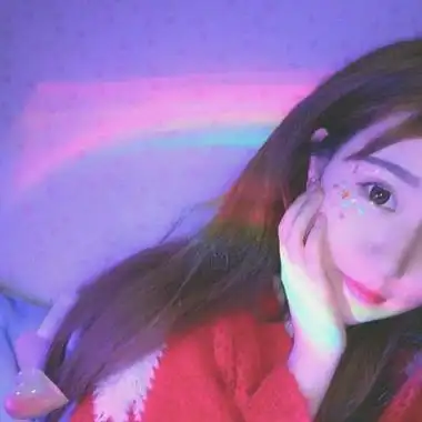 彩虹色女头图片,女生独一无二的微信头像图片_女生头像_头像屋