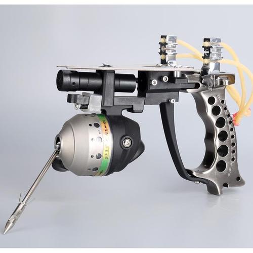 射鱼弹弓高精度弓箭入门激光拼接长杆帅气精准机械轻便远距离红外