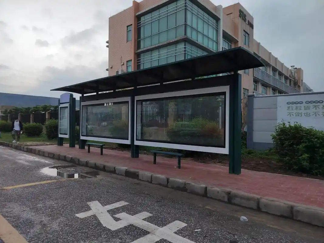 公交站亭#垃圾分类亭棚#服务岗亭#智慧公交车亭定制源头厂家 - 抖音