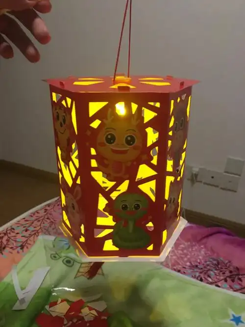 元宵一起薅羊毛做超简单diy灯笼