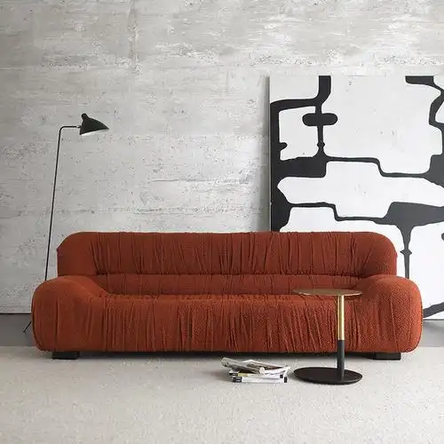 北欧表情norhor荷兰asiades原版法式复古popo布艺沙发布艺沙发