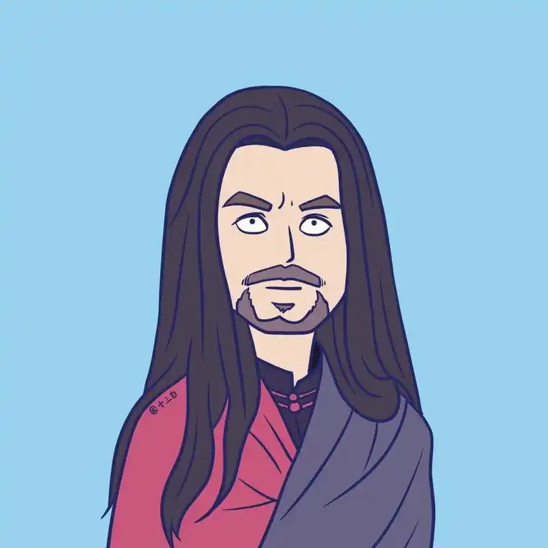 十三白插画 原创 坏人头像 你认识吗 #我是原创插画师