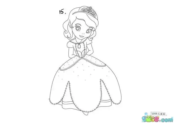 苏菲亚简笔画苏菲亚简笔画图片大全简单漂亮