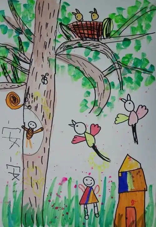 周五小芽班《树上树下》