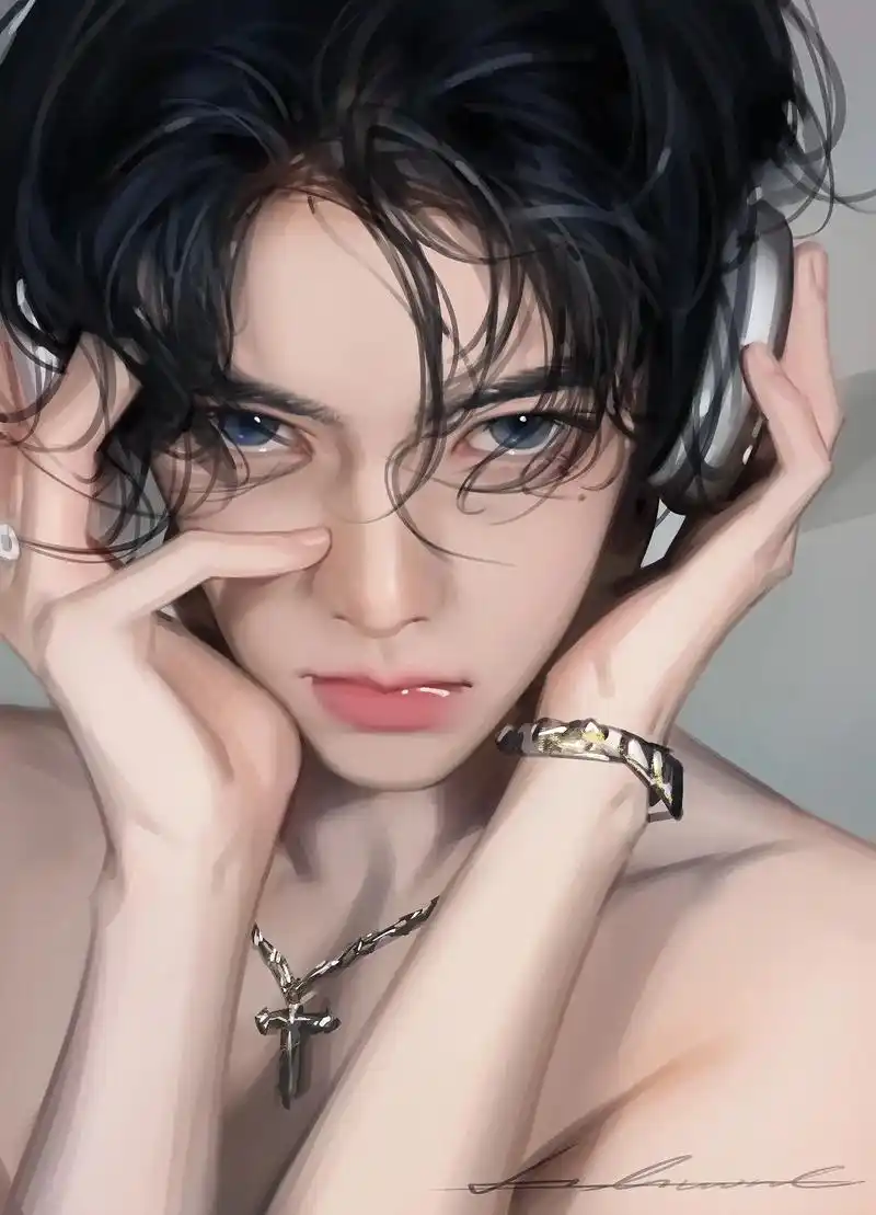 画个男生.卡点看步骤#厚涂 #板绘 #画画 #厚涂练习 - 抖音