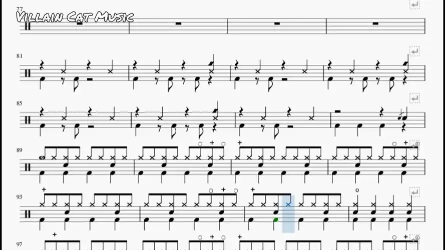 动态鼓谱抖音热曲soldout