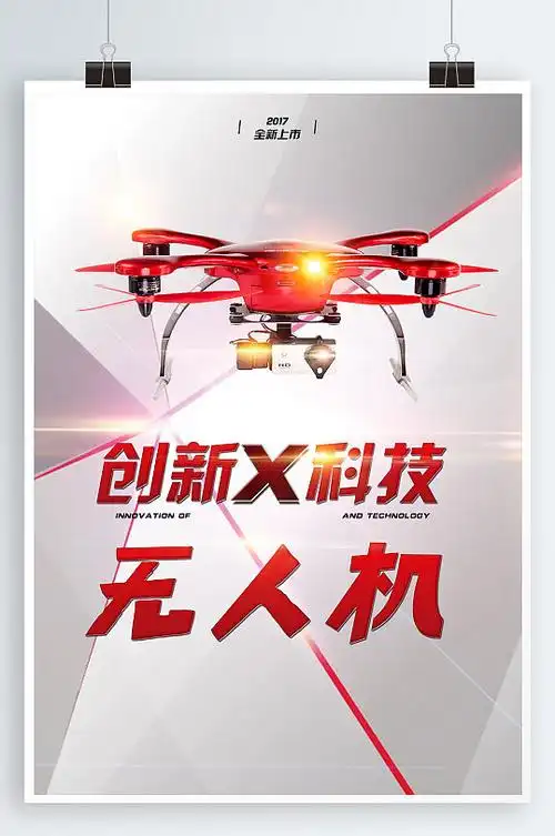 无人机科技宣传海报