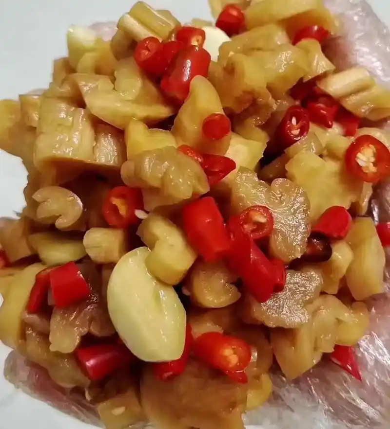 纯手工无添加香脆萝卜干新鲜出炉萝卜干15元有需要的可以送货上门