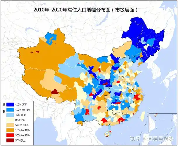 巨爱说 | 2010-2020年全国人口布局变化趋势
