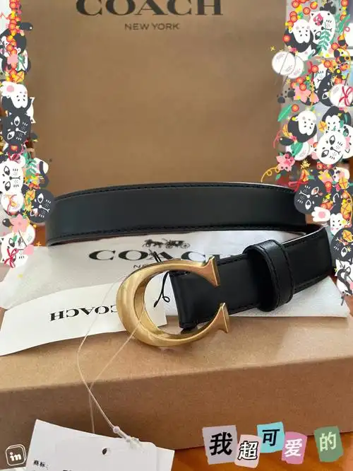 蔻驰coach女士腰带