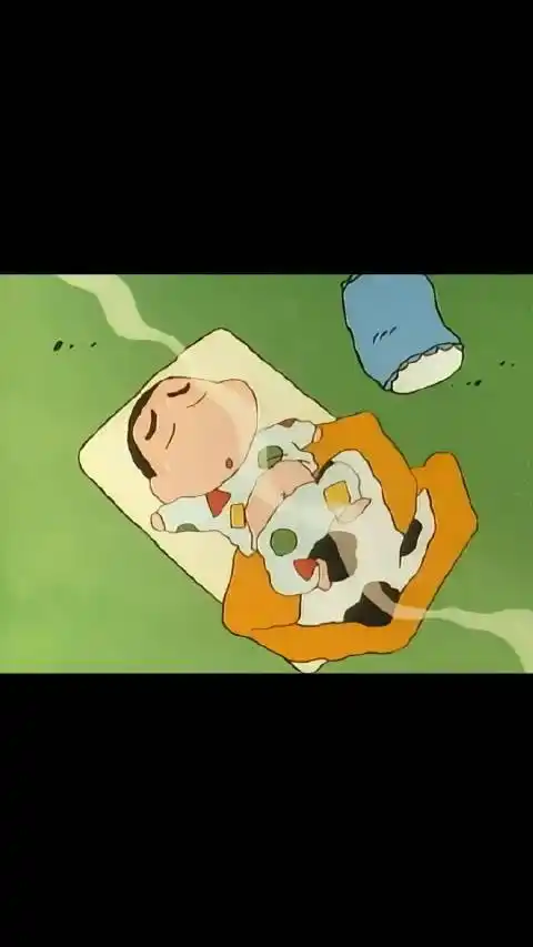 是爱睡觉的小新呀  蜡笔小新