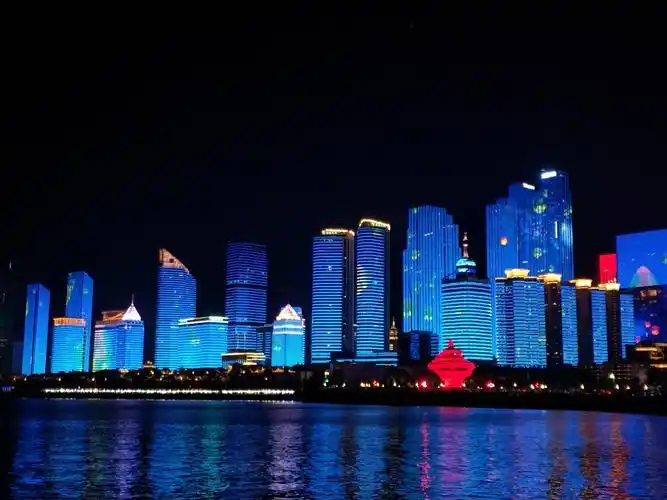 青岛奥帆中心的夜(五四广场)